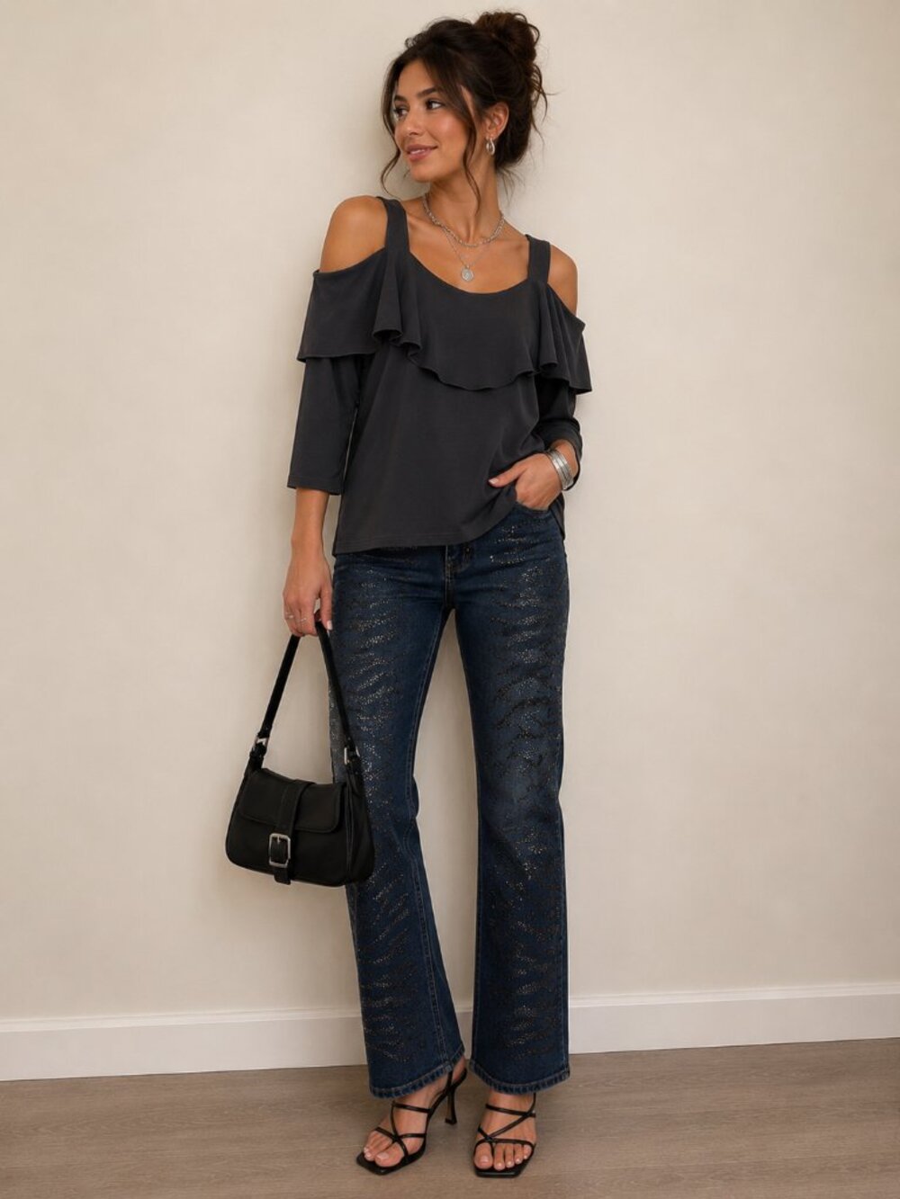 Boston Proper Jeans w/ sequins
